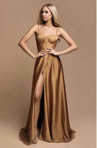 VESTIDO KIM DORADO (New Collection 2023)